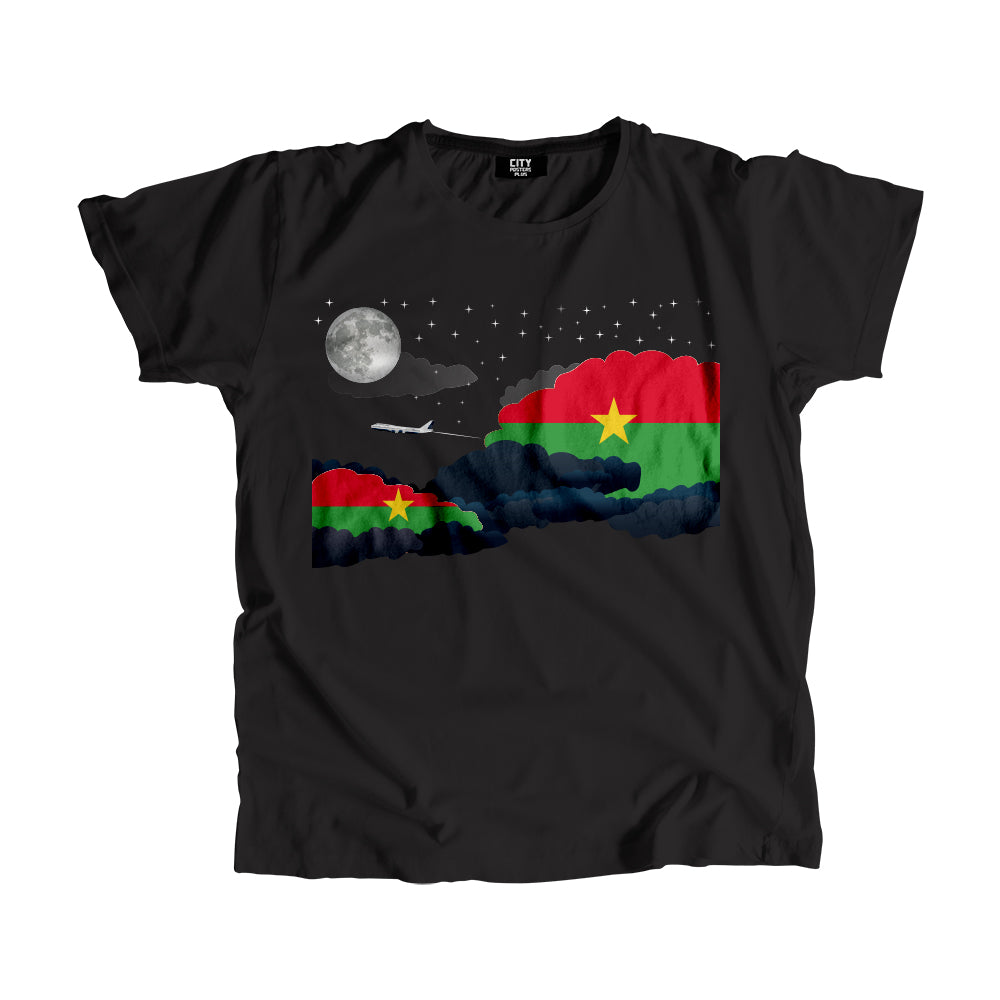 Burkina Faso Night Clouds Unisex T-Shirt