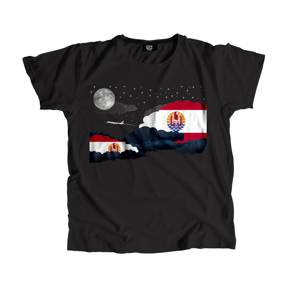 French Polynesia Night Clouds Unisex T-Shirt