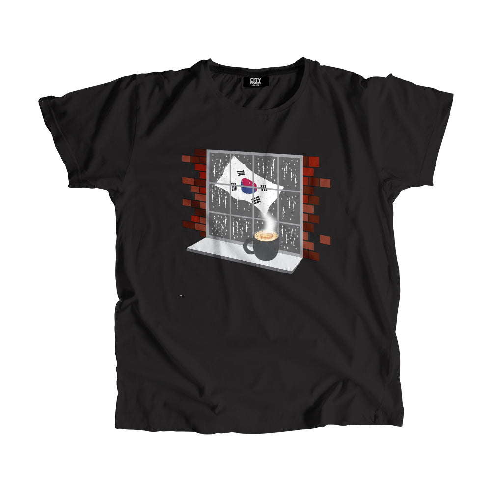 Korea South Coffee Rain Unisex T-Shirt