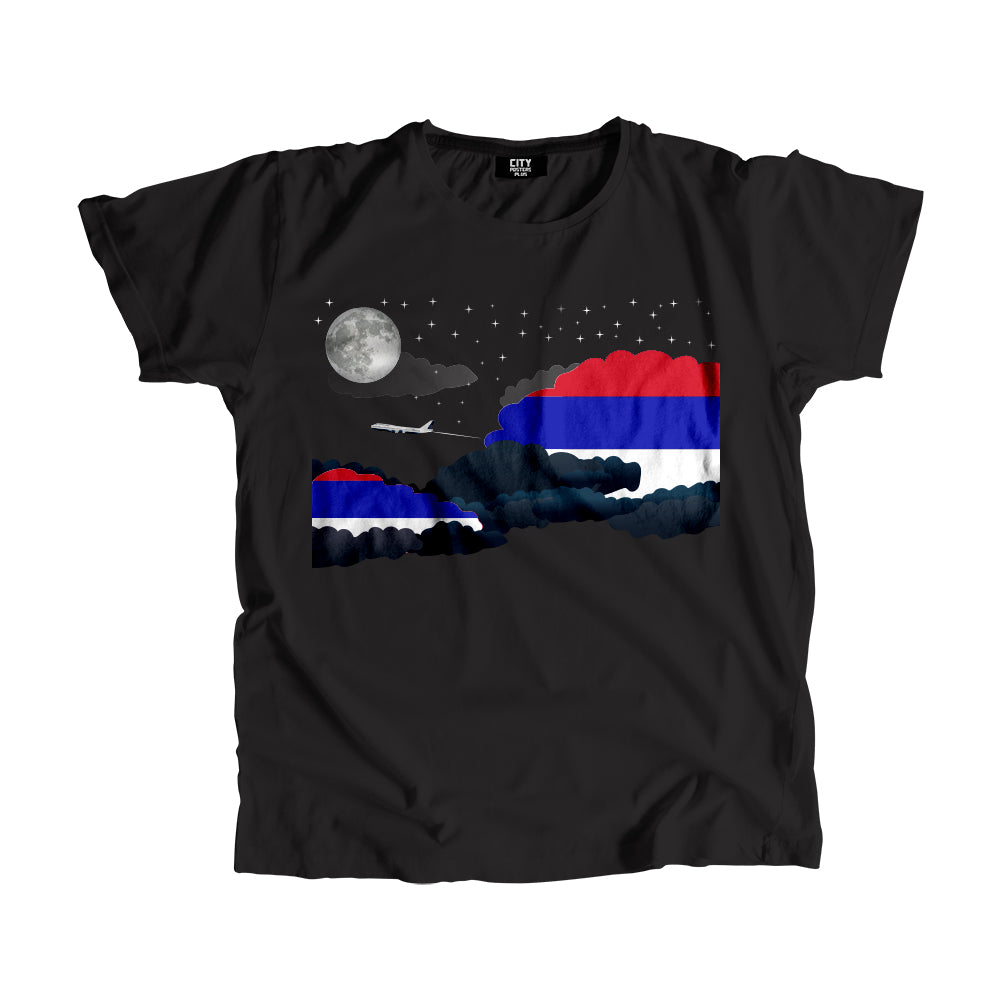 Republika Srpska Night Clouds Unisex T-Shirt