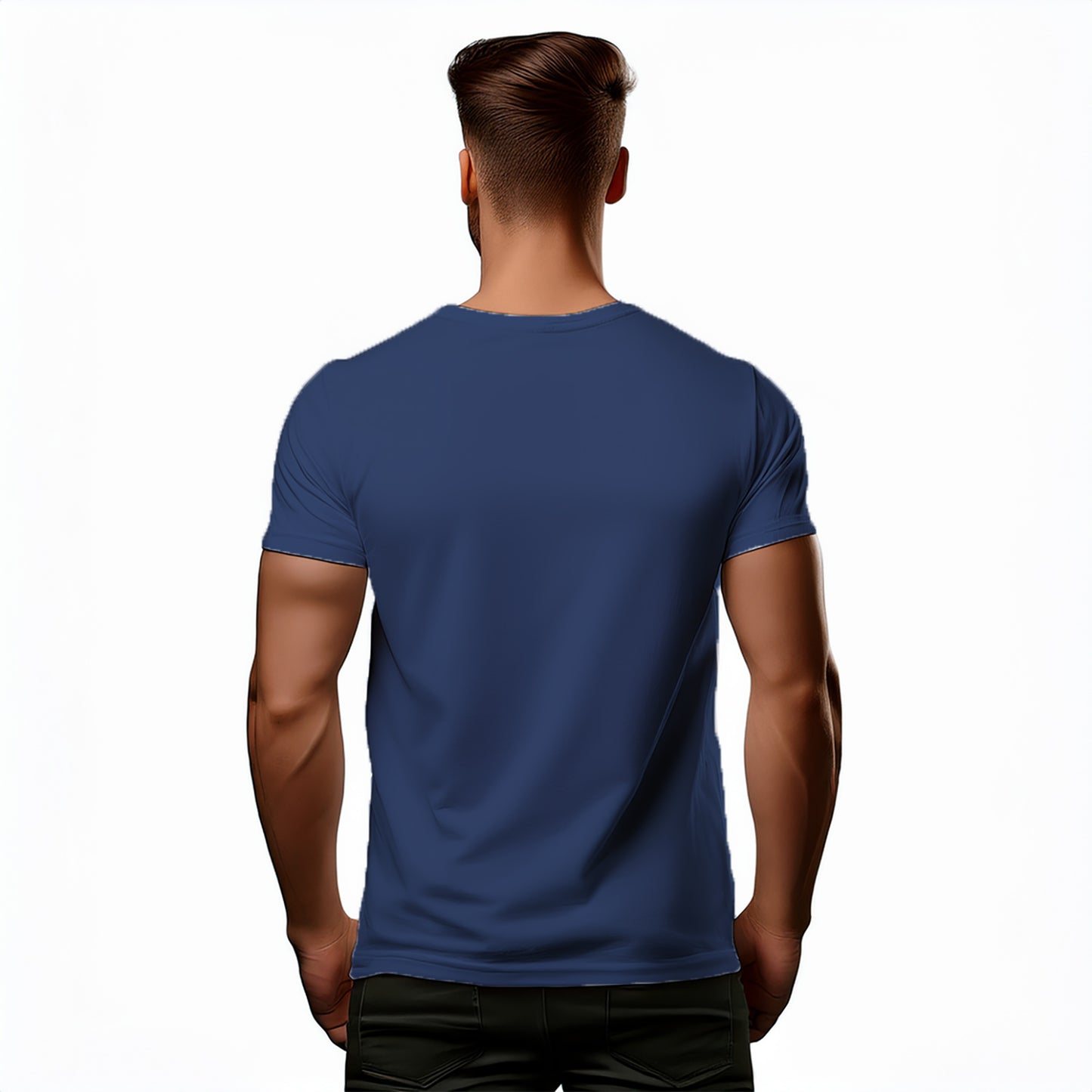 00 Number Unisex T-Shirt (Navy Blue)