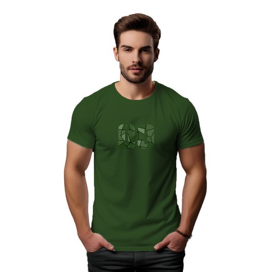 00 Number Unisex T-Shirt (Olive Green)