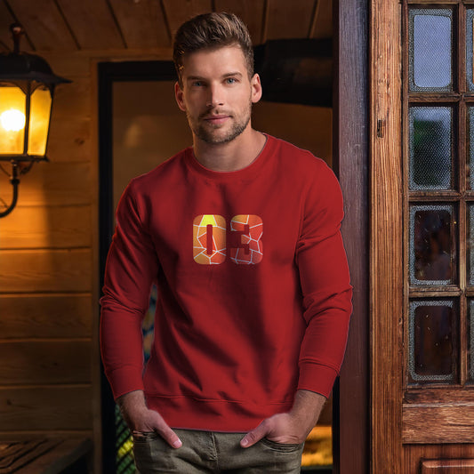 03 Number Unisex Sweatshirt (Red)