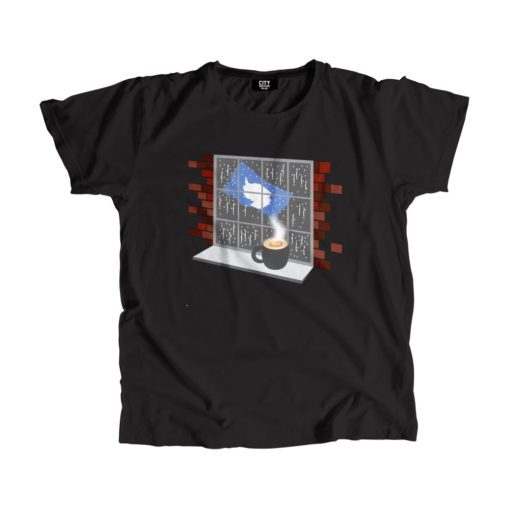 Antarctica Coffee Rain Unisex T-Shirt
