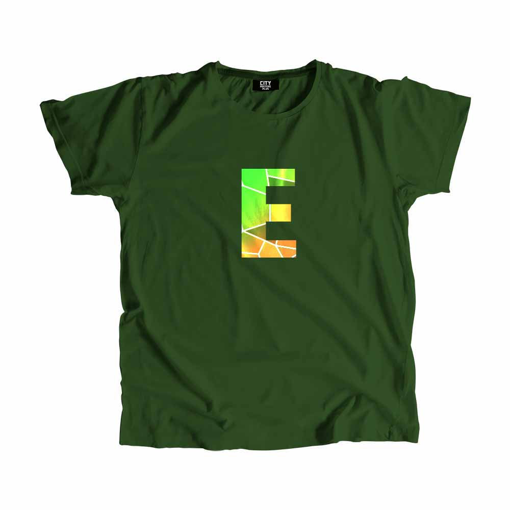 E Letter T-Shirt