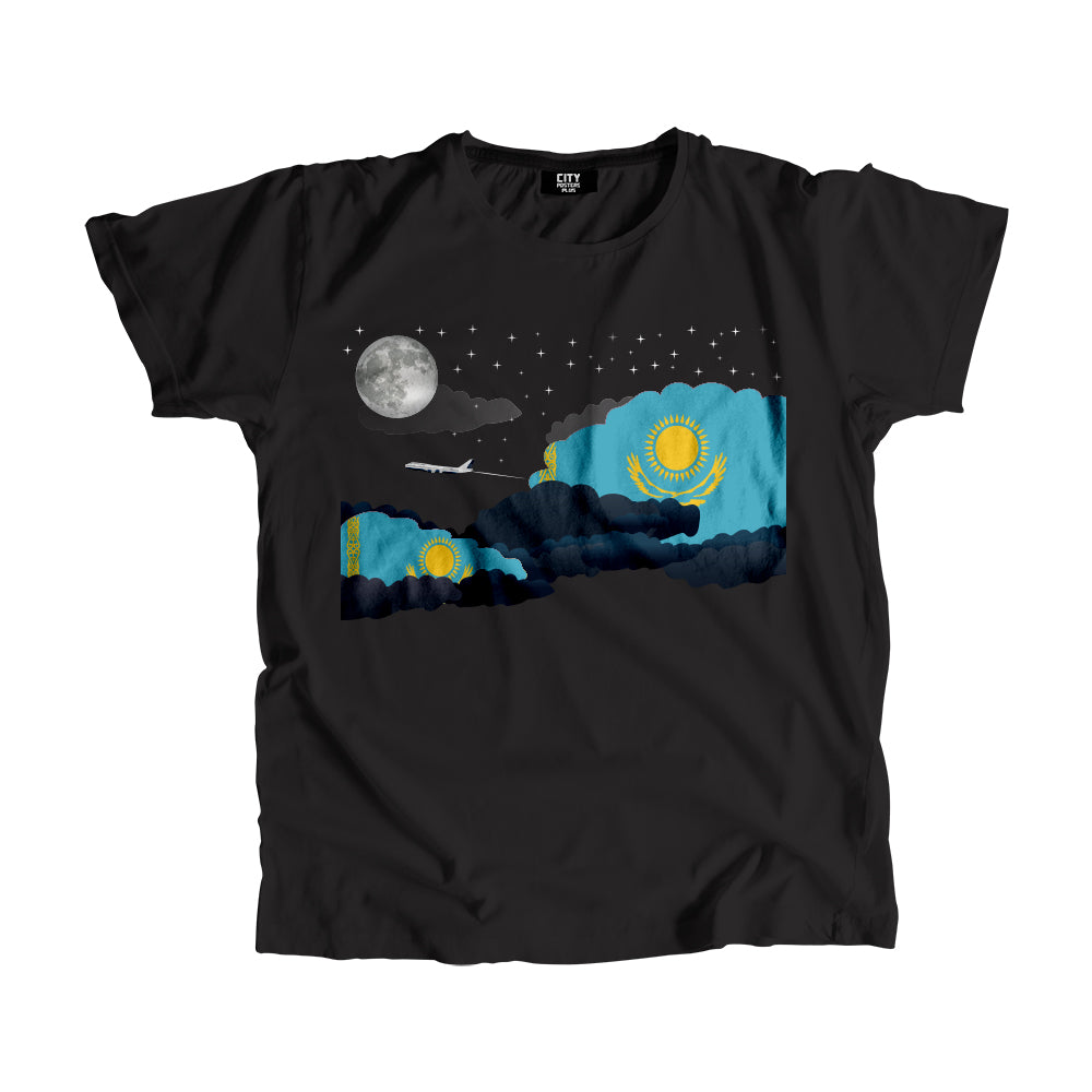 Kazakhstan Night Clouds Unisex T-Shirt