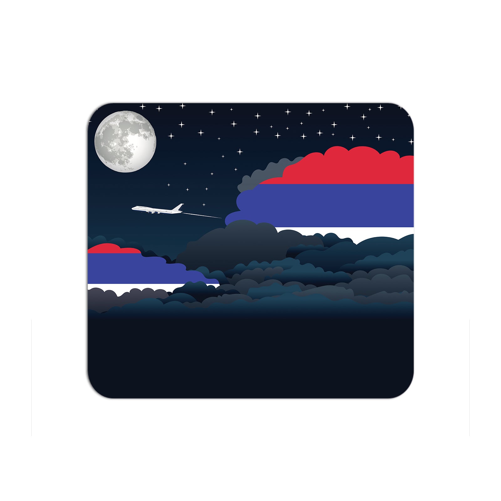 Republika Srpska Night Clouds Mouse pad 