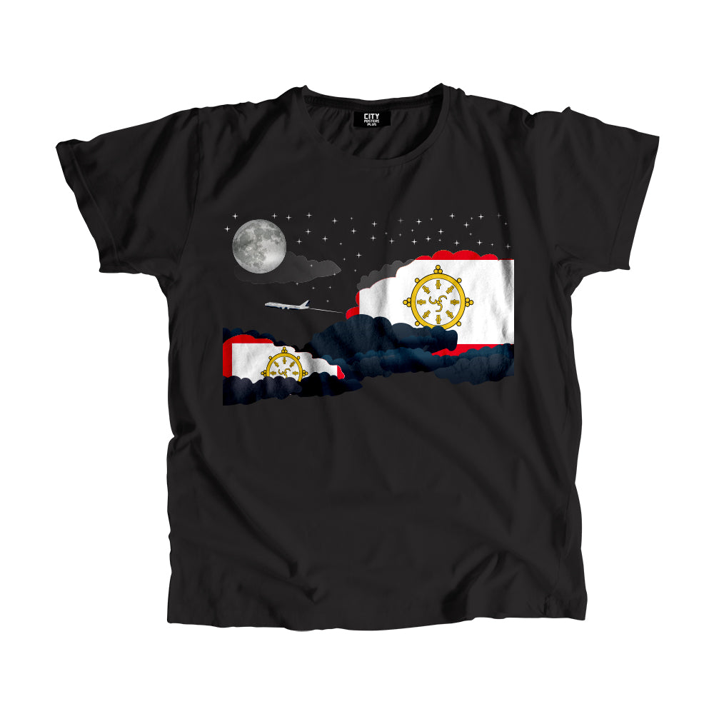 Sikkim Night Clouds Unisex T-Shirt
