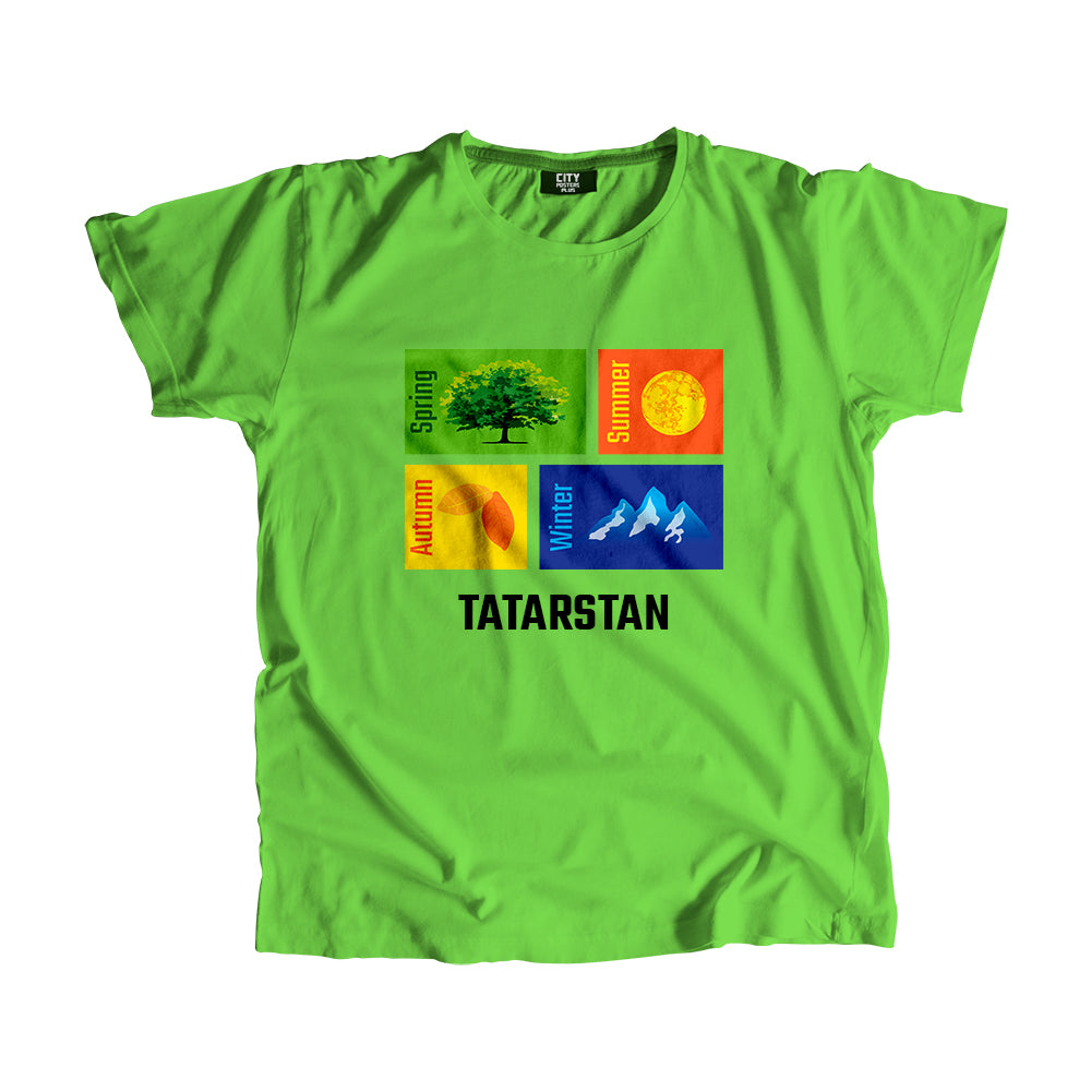 TATARSTAN Seasons Unisex T-Shirt (Liril Green)