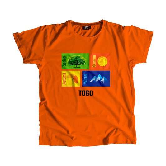 TOGO Seasons Unisex T-Shirt (Orange)