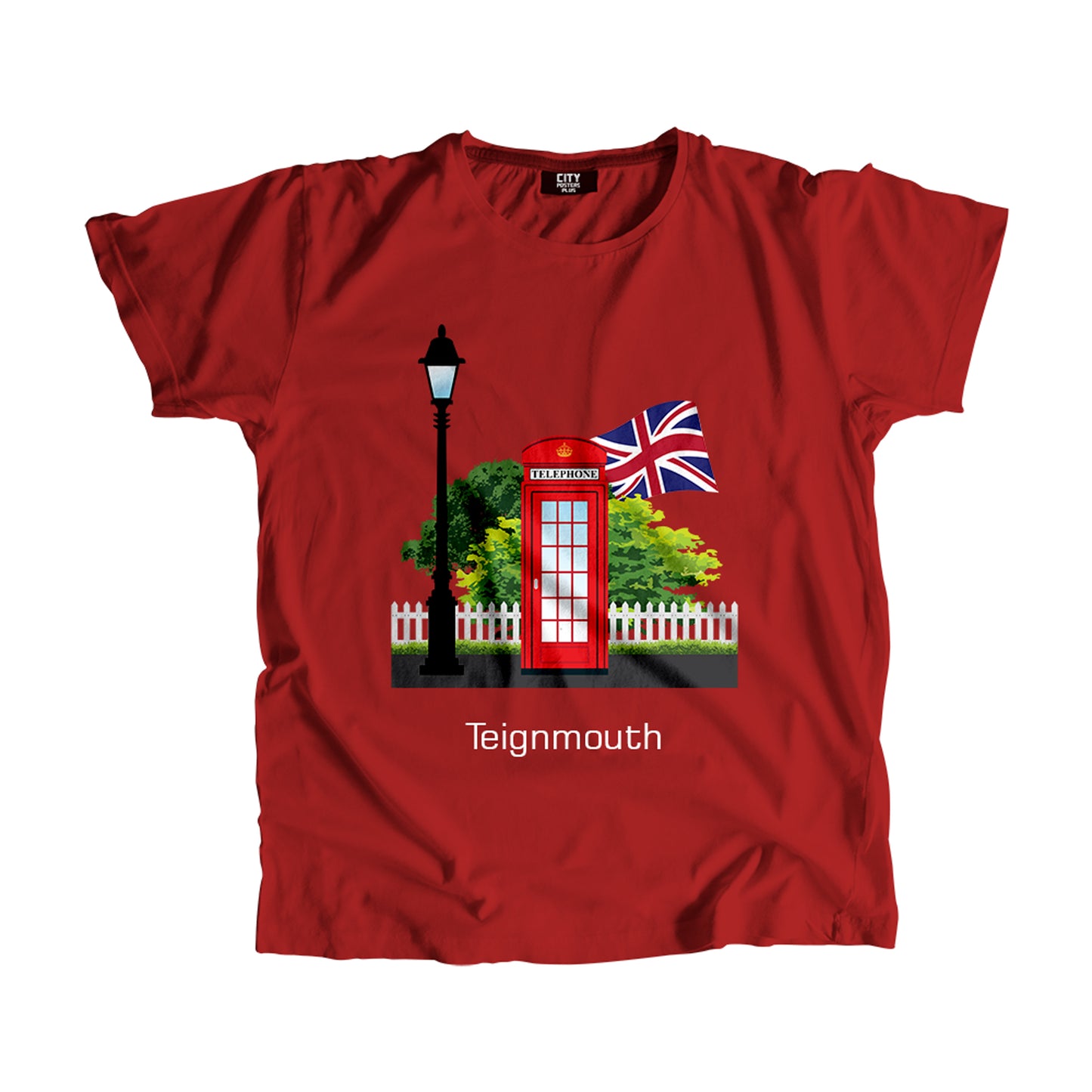 Teignmouth Red Telephone Box Unisex T-Shirt