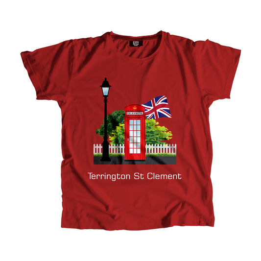 Terrington St Clement Red Telephone Box Unisex T-Shirt