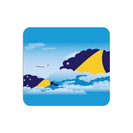 Tokelau Day Clouds Mouse pad 