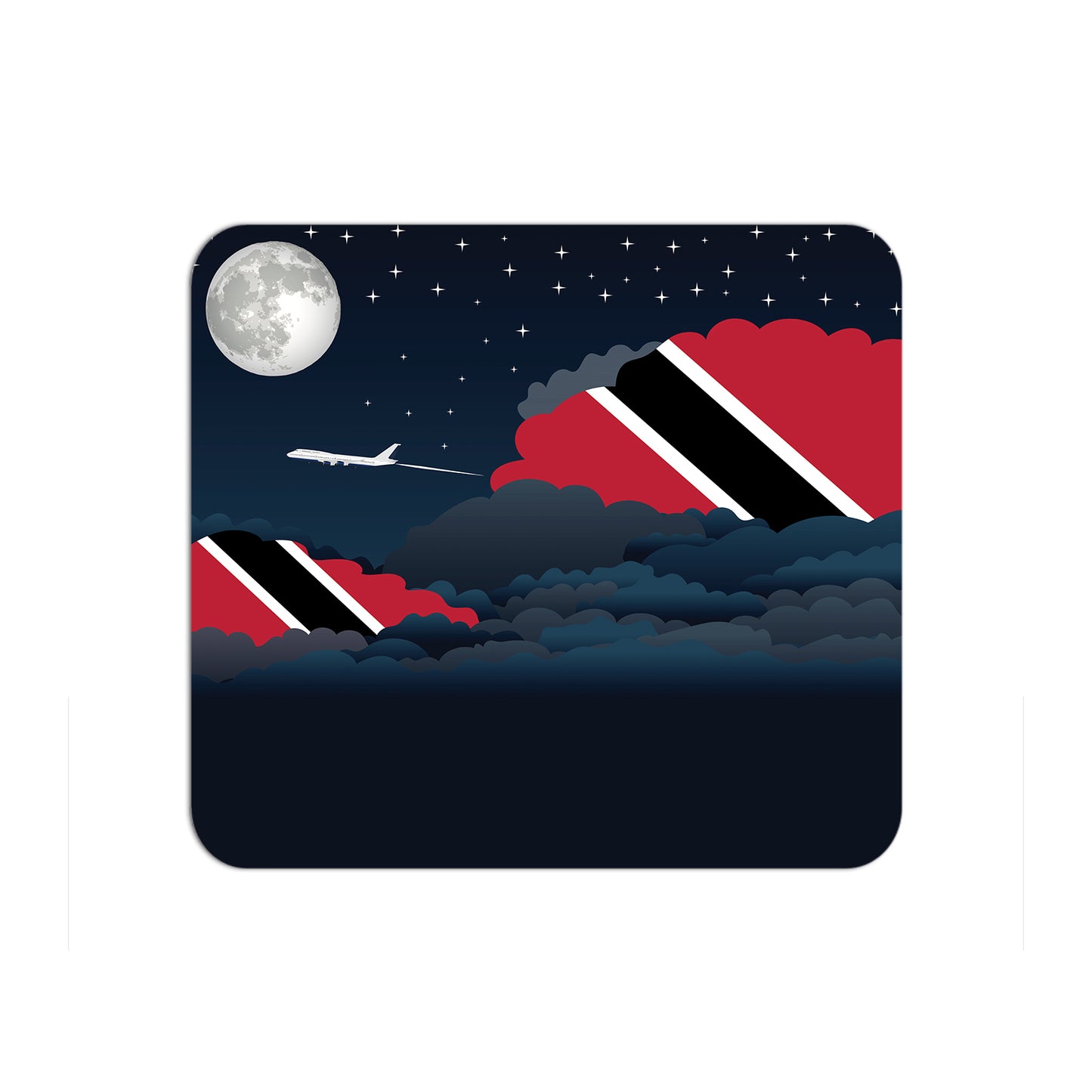 Trinidad and Tobago Night Clouds Mouse pad 