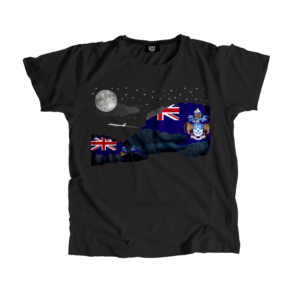 Tristan da Cunha Night Clouds Unisex T-Shirt