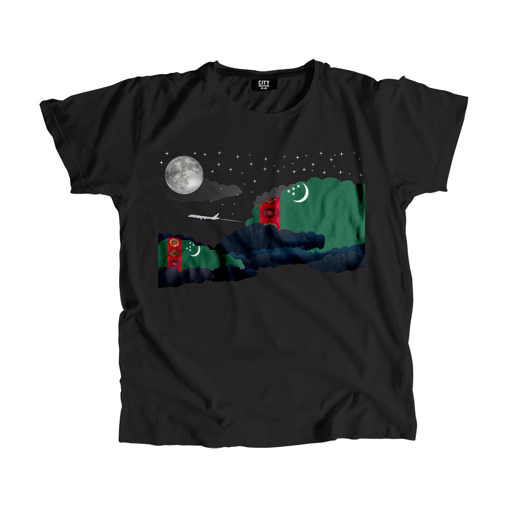 Turkmenistan Night Clouds Unisex T-Shirt