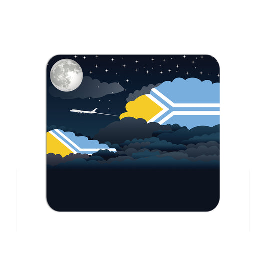 Tuva Night Clouds Mouse pad 