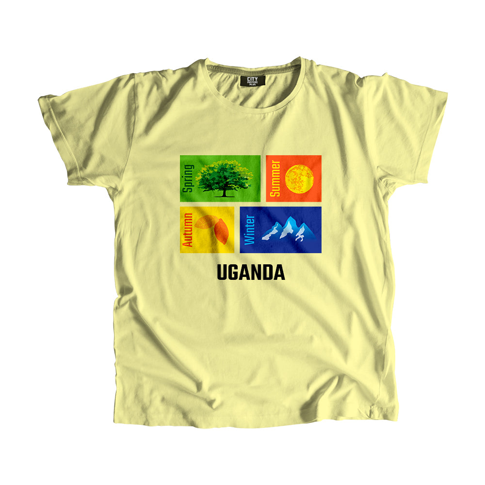 UGANDA Seasons Unisex T-Shirt (Butter Yellow)