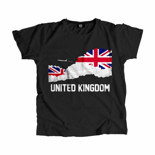 United Kingdom Flags Clouds T-Shirt