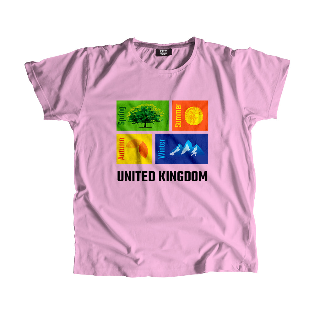 UNITED KINGDOM Seasons Unisex T-Shirt (Liril Green)