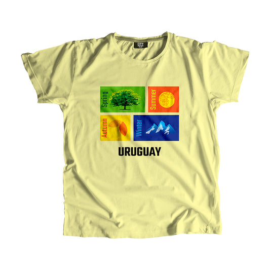 URUGUAY Seasons Unisex T-Shirt (Butter Yellow)