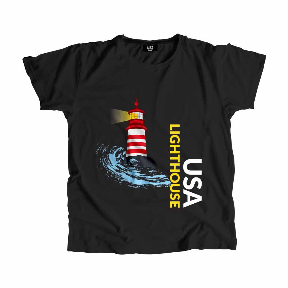 USA Lighthouse Unisex T-Shirt