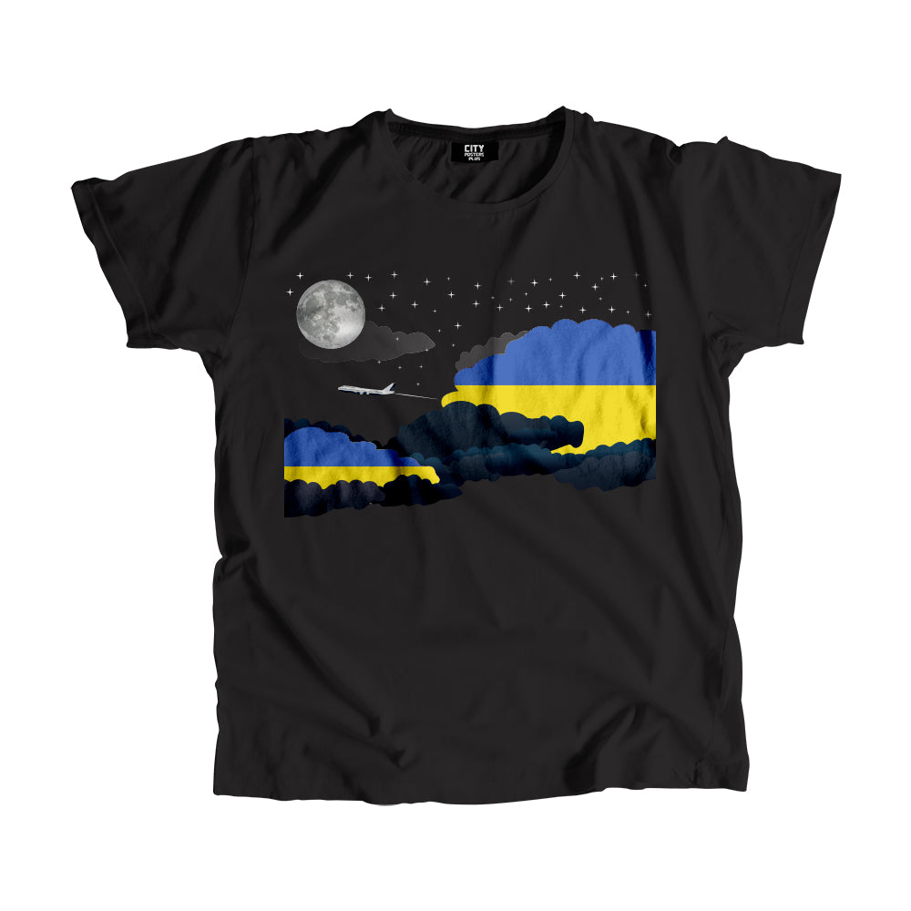 Ukraine Night Clouds Unisex T-Shirt