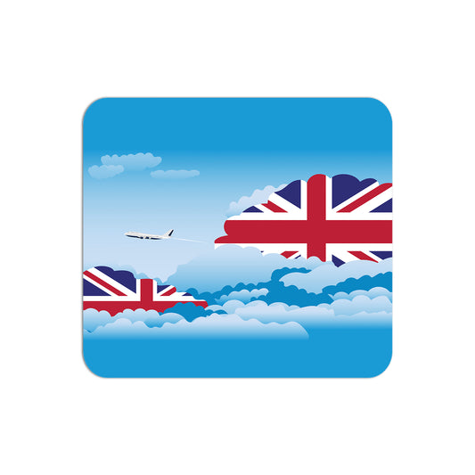 United KIngdom Day Clouds Mouse pad 