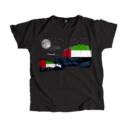 United Arab Emirates Night Clouds Unisex T-Shirt