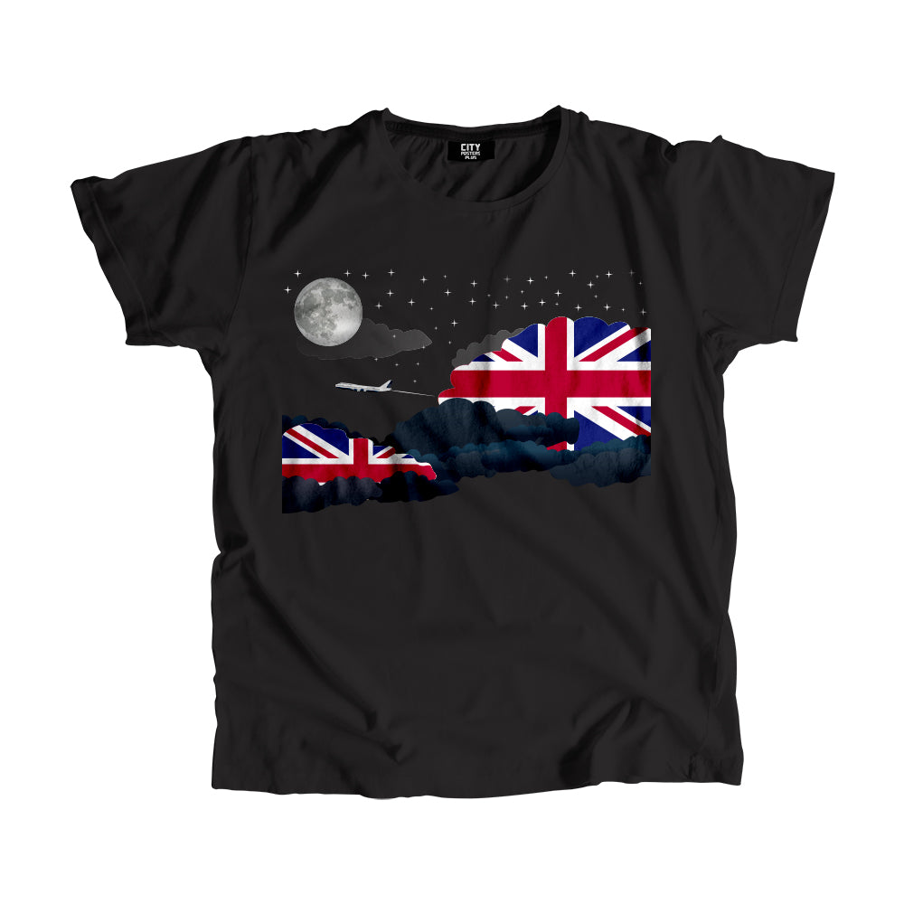 United KIngdom Night Clouds Unisex T-Shirt