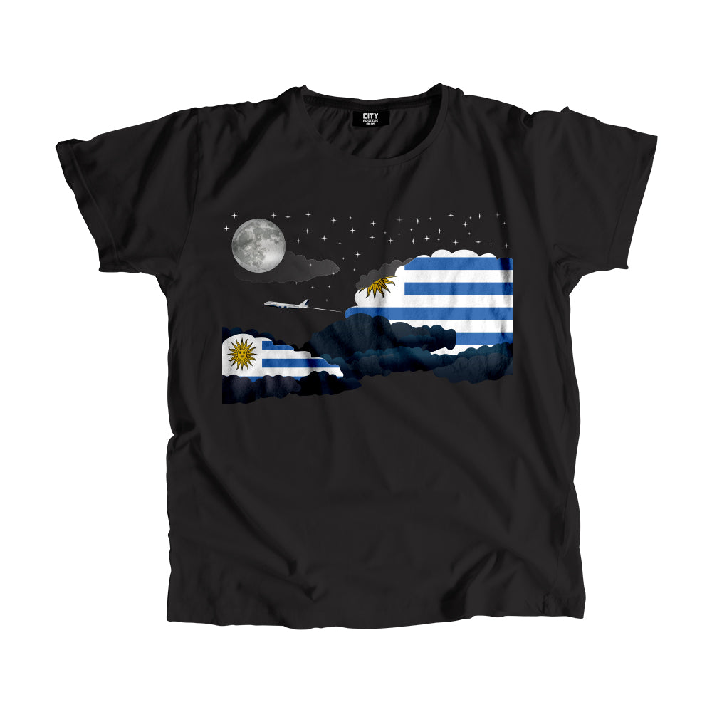 Uruguay Night Clouds Unisex T-Shirt