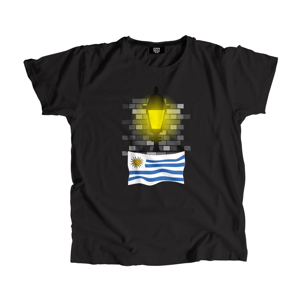 Uruguay Street Lamp Bricks Unisex T-Shirt