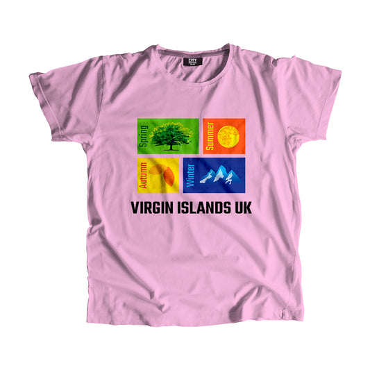 VIRGIN ISLANDS UK Seasons Unisex T-Shirt (Liril Green)