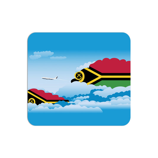 Vanuatu Day Clouds Mouse pad 