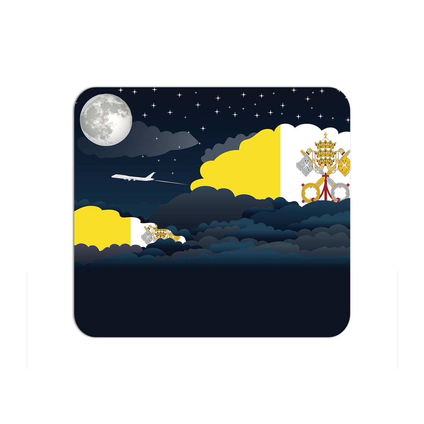 Vatican City Holy See Night Clouds Mouse pad 