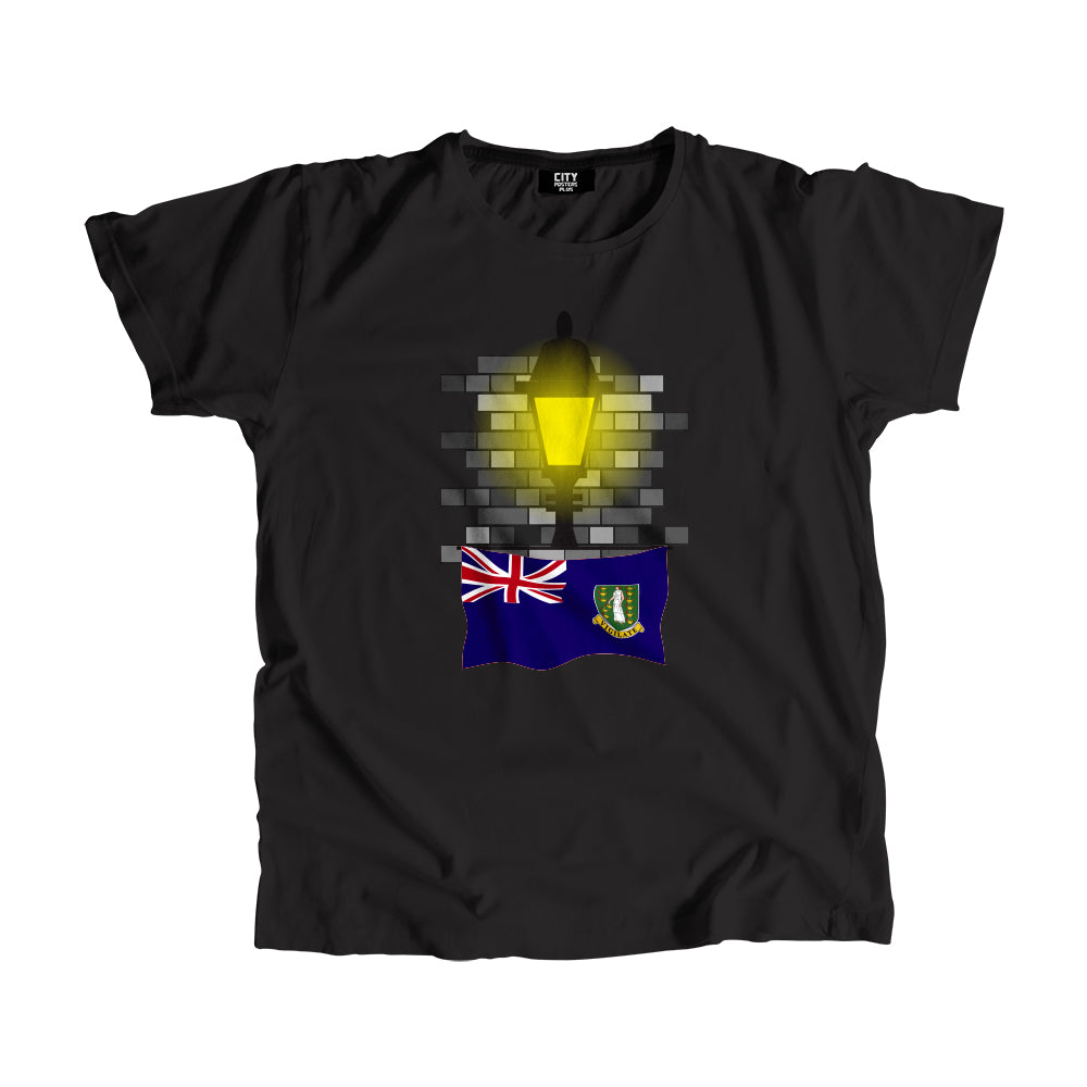 Virgin Islands UK Street Lamp Bricks Unisex T-Shirt