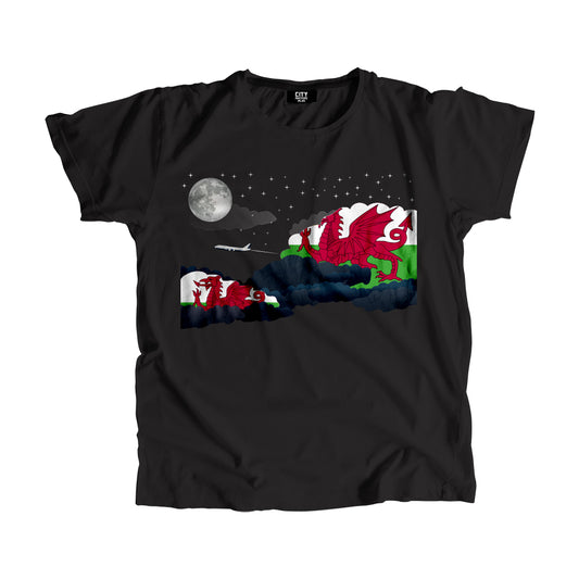 Wales Night Clouds Unisex T-Shirt