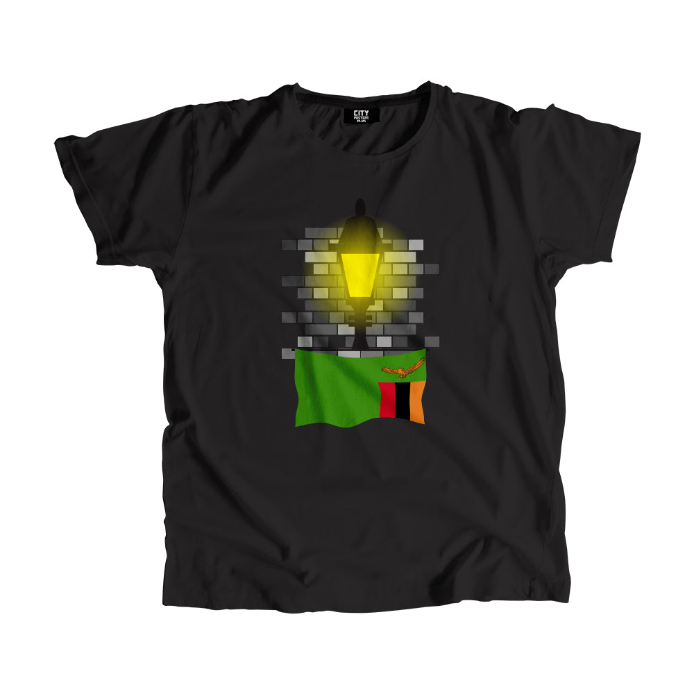 Zambia Street Lamp Bricks Unisex T-Shirt