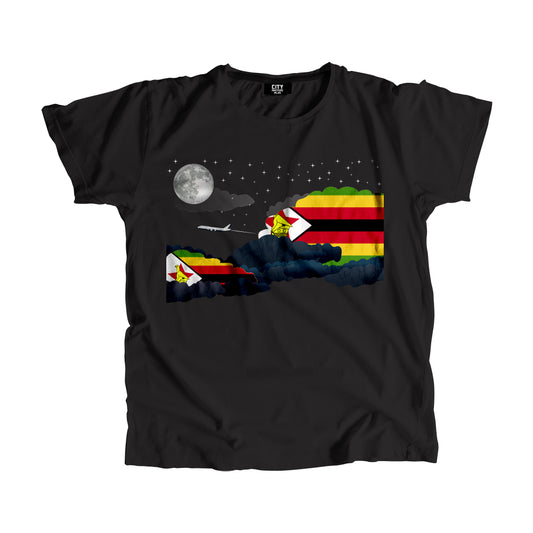 Zimbabwe Night Clouds Unisex T-Shirt