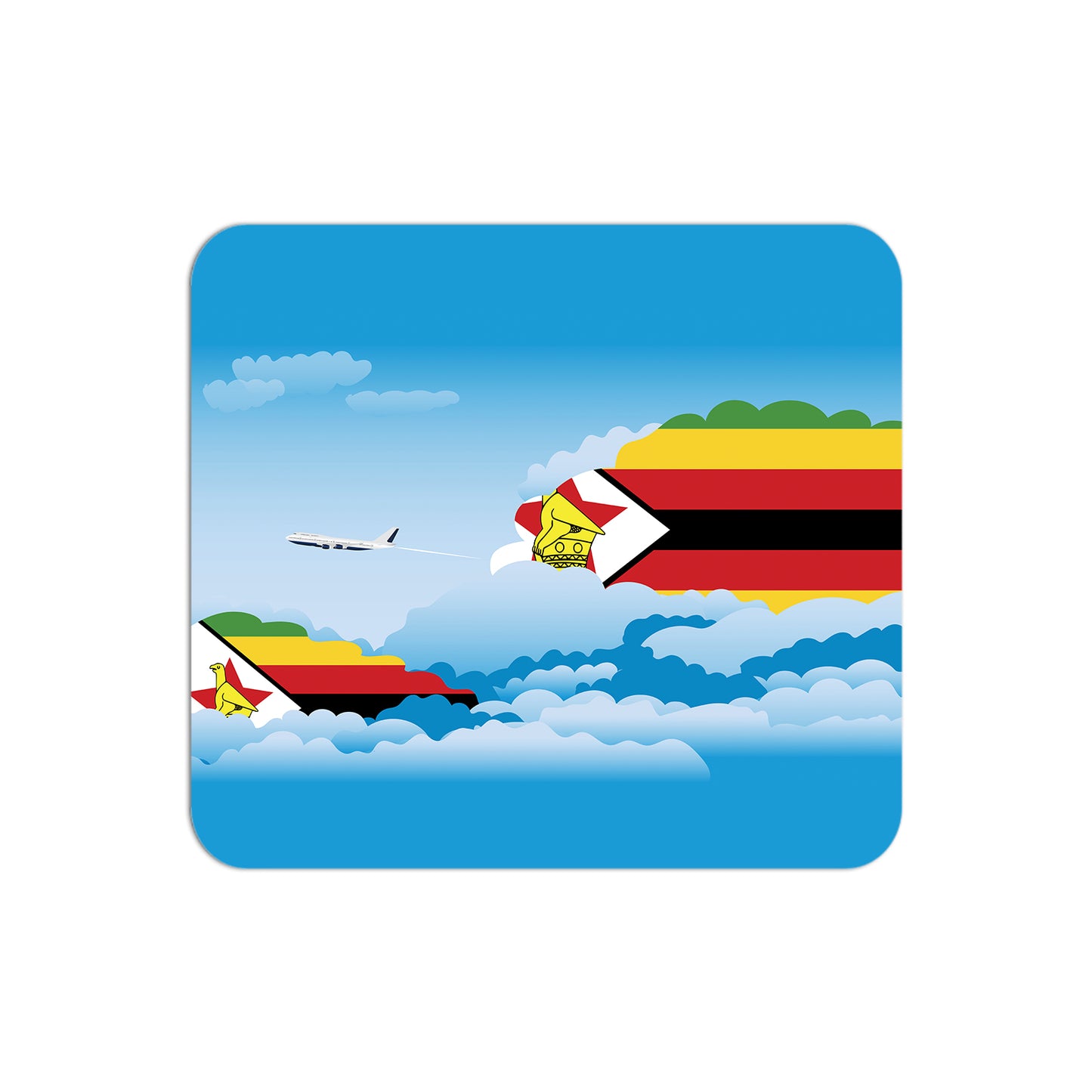 Zimbabwe Day Clouds Mouse pad 