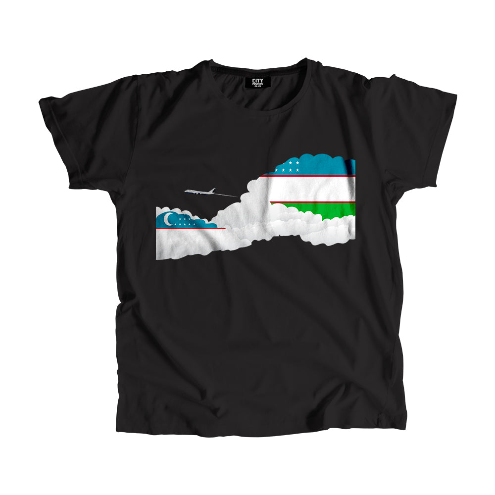 Uzbekistan Day Clouds Unisex T-Shirt