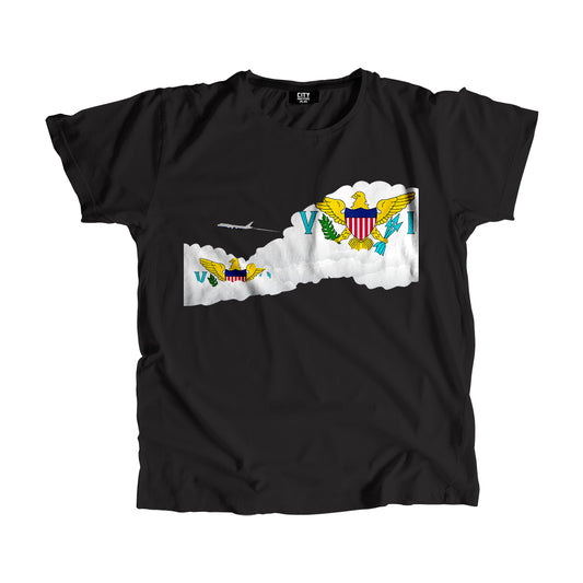 Virgin Islands - US Day Clouds Unisex T-Shirt